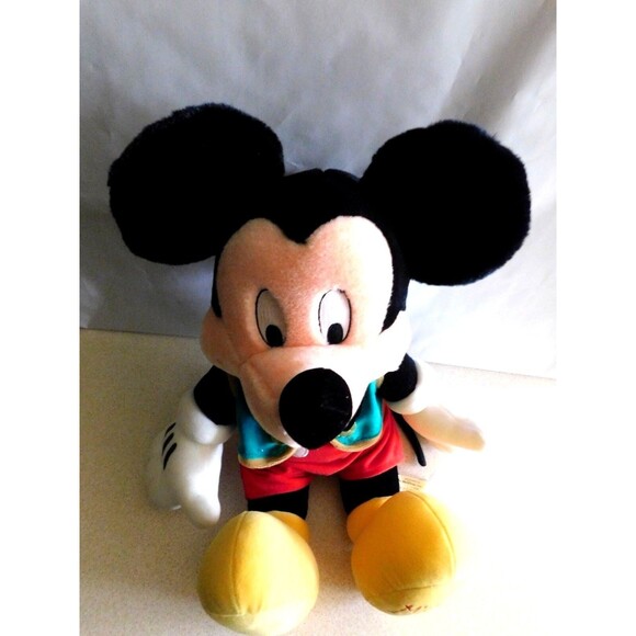 Walt Disney Store HOLIDAY CHRISTMAS MICKEY MOUSE 18" Plush Stuffed Animal 1999 - Picture 1 of 5